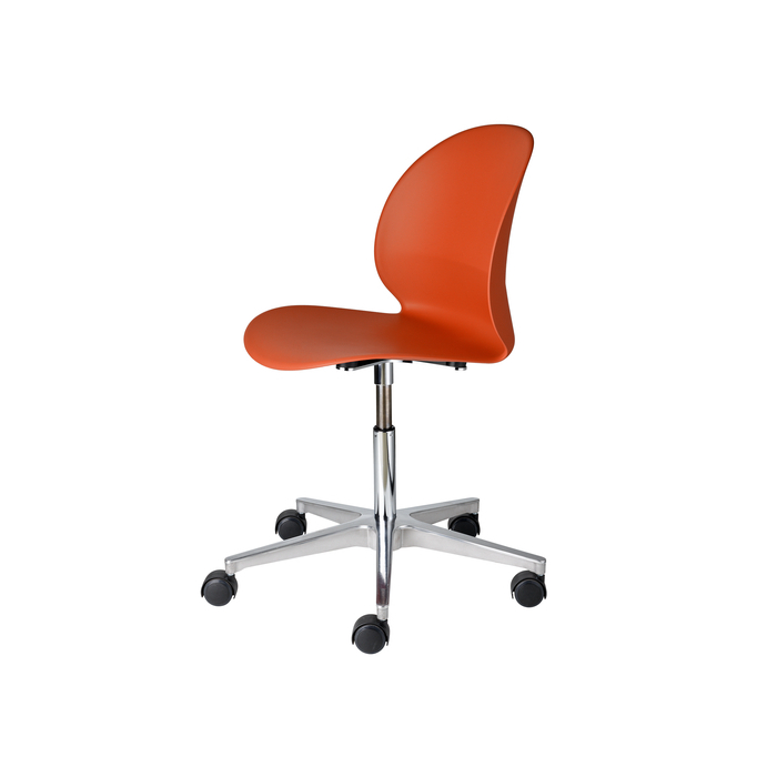Fritz Hansen N02 Recycle Chair Swivel Base with Castors