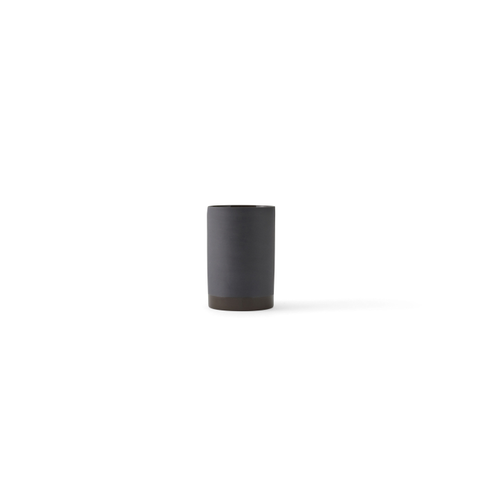 Menu Cylindrical Vase-carbon(dunkelgrau)-S