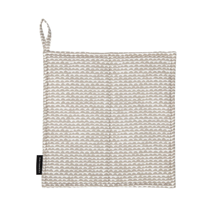 Marimekko Papajo Topflappen Beige/weiss