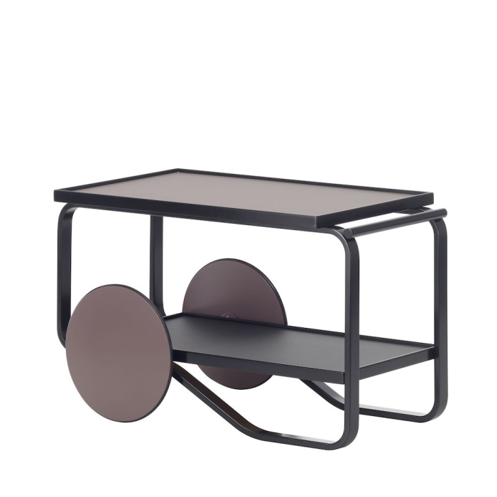 Artek Tea Trolley 901 Linoleum peat color, coal
peat color, coal