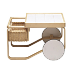 Artek Servierwagen 900 Birke Weiss Laminat Ausstellungsstück