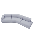 Muuto Connect Modular Sofa 3-Seater