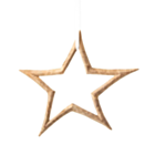 Mifuko Ornament Wood Star Small