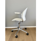 Fritz Hansen N02 Recycle Chair Swivel Base with castors Off-White - Exhibit