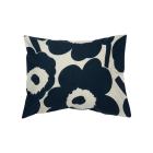 Marimekko Unikko Cushion Cover 40x60cm darkblue/linen
