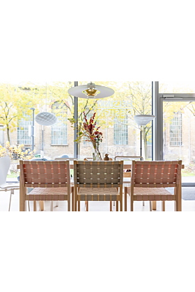 Artek 611 Chair Birch/Linen Red