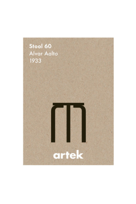 Artek Icon Poster Stool 60