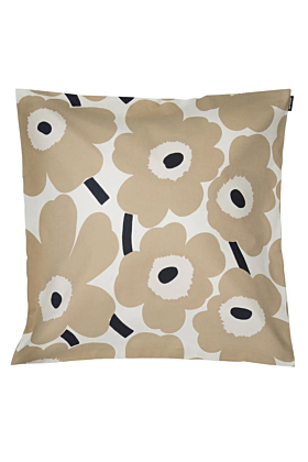 Marimekko Unikko Kissenbezug 50x50 cm Beige/Weiss
