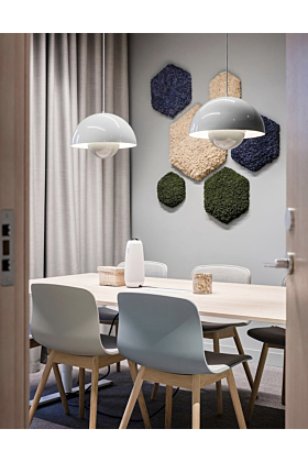 Nordgröna Convex Hexagon Akustikelement