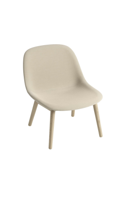 Fiber Lounge Chair Woodbase with 4 legs