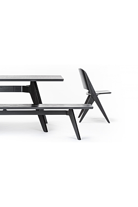 Poiat Lavitta Bench -Black-170 x 32 cm - Exhibit