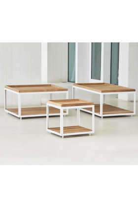 Cane-line Level Coffee Table/With Teak