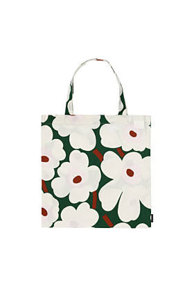 Marimekko Unikko Tasche 44 x 43 cm Dark green/white