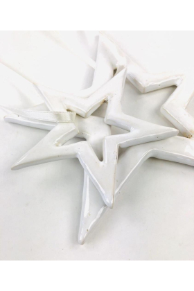 Mifuko Ornament Star White