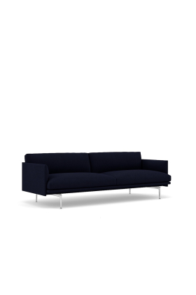 Muuto Outline Sofa 3-Sitzer Alubeine Vidar 872 - Ausstellungsstück