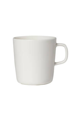 Oiva/Siirtolapuutarha Mug with Handle 0.4 l white