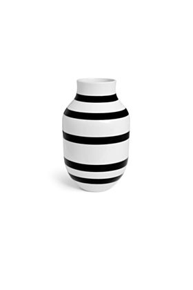 Kähler Design Omaggio Vase 31 cm Schwarz